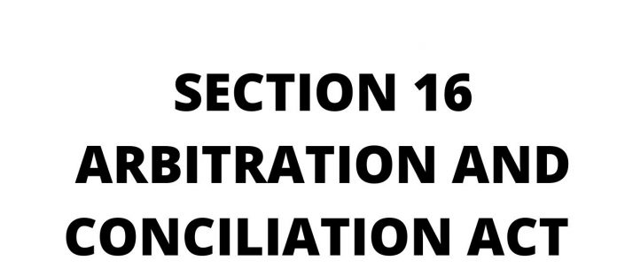 Arbitration and Conciliation Act