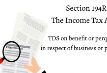 आयकर अधिनियम 1961 की धारा 194R